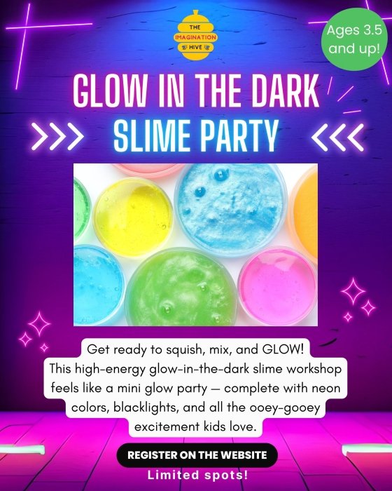 Slime part glow in the dark